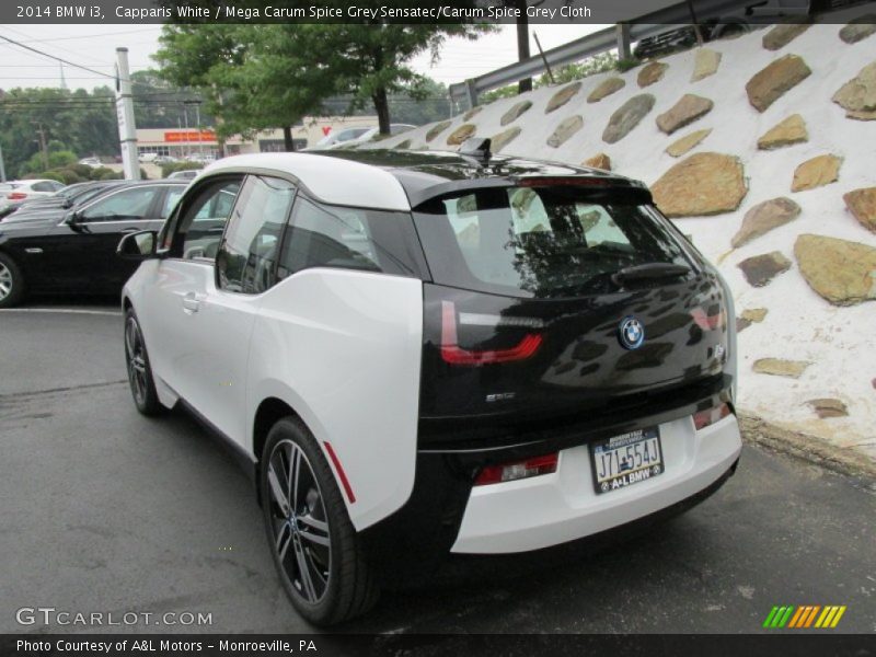 Capparis White / Mega Carum Spice Grey Sensatec/Carum Spice Grey Cloth 2014 BMW i3