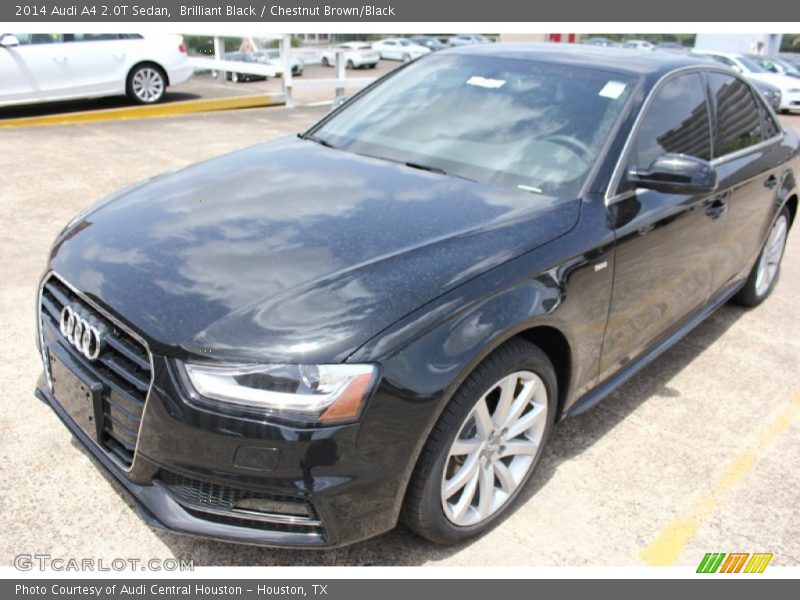 Brilliant Black / Chestnut Brown/Black 2014 Audi A4 2.0T Sedan