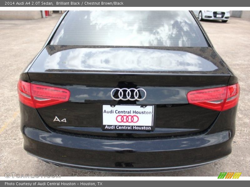 Brilliant Black / Chestnut Brown/Black 2014 Audi A4 2.0T Sedan