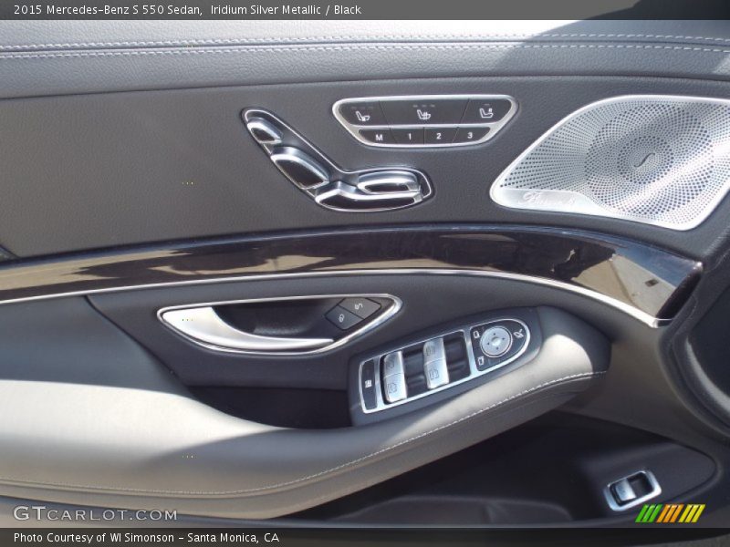 Iridium Silver Metallic / Black 2015 Mercedes-Benz S 550 Sedan