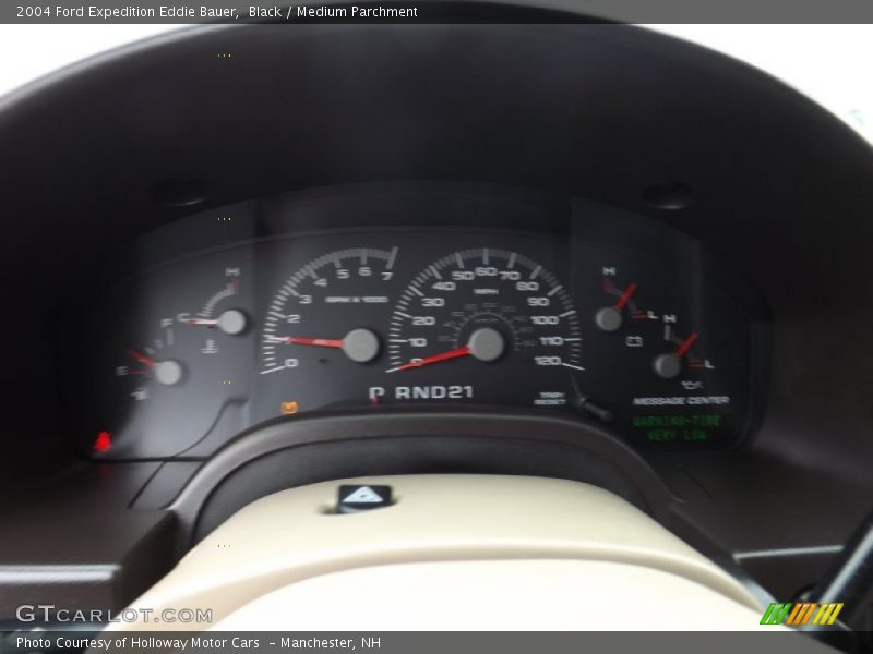 Black / Medium Parchment 2004 Ford Expedition Eddie Bauer