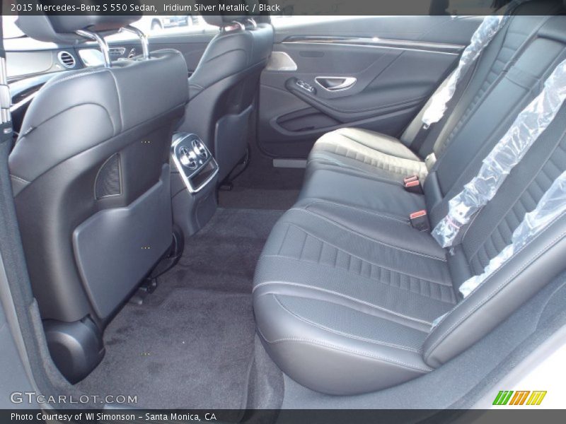 Iridium Silver Metallic / Black 2015 Mercedes-Benz S 550 Sedan