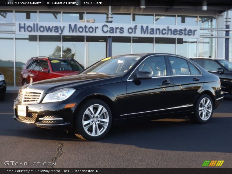 Black / Black 2014 Mercedes-Benz C 300 4Matic Luxury