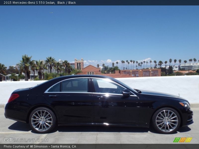 Black / Black 2015 Mercedes-Benz S 550 Sedan