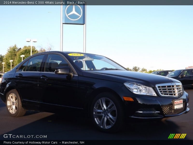 Black / Black 2014 Mercedes-Benz C 300 4Matic Luxury