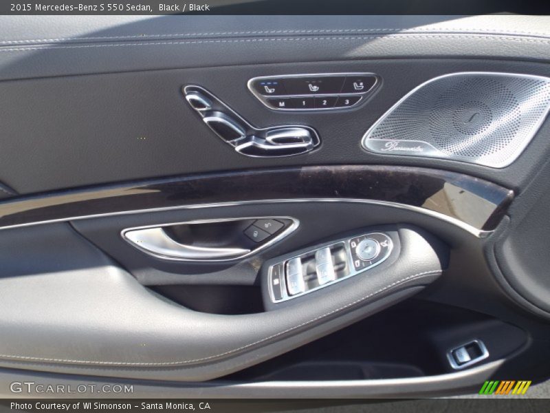 Black / Black 2015 Mercedes-Benz S 550 Sedan