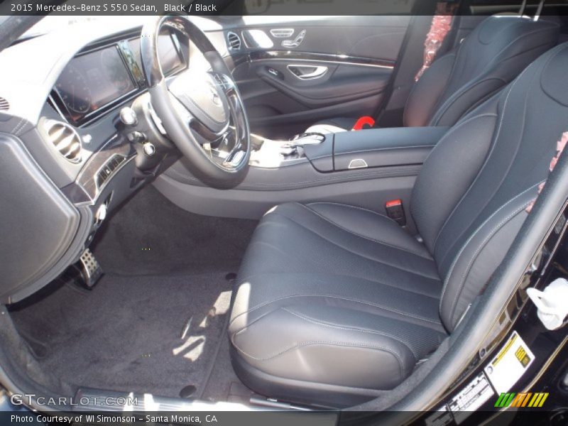 Black / Black 2015 Mercedes-Benz S 550 Sedan