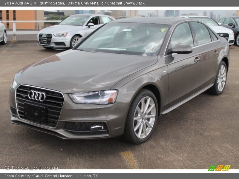 Dakota Grey Metallic / Chestnut Brown/Black 2014 Audi A4 2.0T quattro Sedan