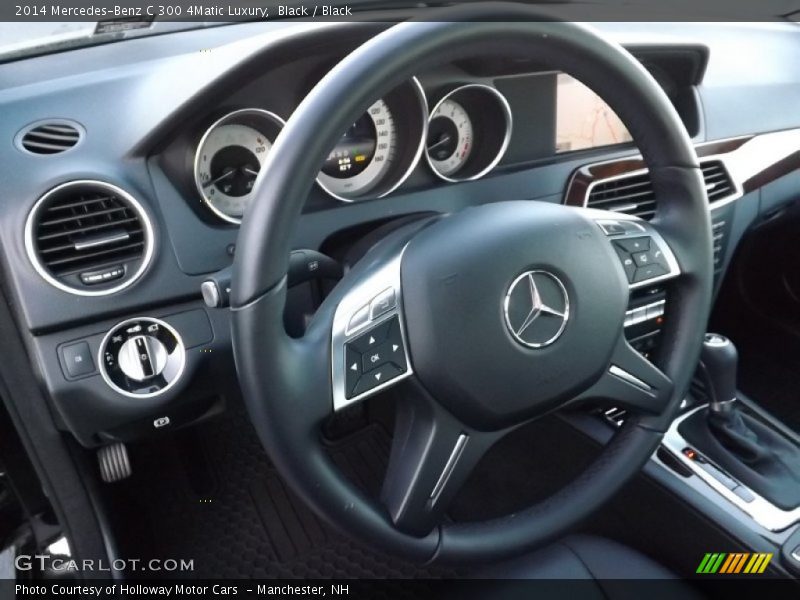 Black / Black 2014 Mercedes-Benz C 300 4Matic Luxury