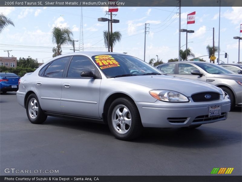 Silver Frost Metallic / Medium/Dark Flint Grey 2006 Ford Taurus SE