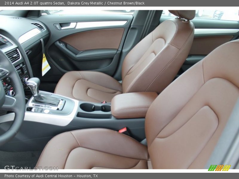 Dakota Grey Metallic / Chestnut Brown/Black 2014 Audi A4 2.0T quattro Sedan
