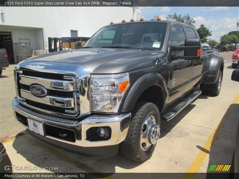Magnetic / Black 2015 Ford F350 Super Duty Lariat Crew Cab 4x4 DRW