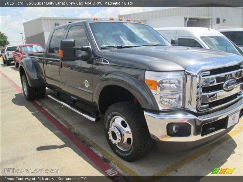 Magnetic / Black 2015 Ford F350 Super Duty Lariat Crew Cab 4x4 DRW