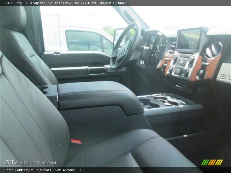 Magnetic / Black 2015 Ford F350 Super Duty Lariat Crew Cab 4x4 DRW