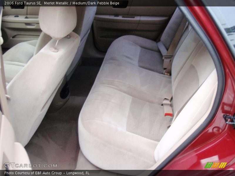 Merlot Metallic / Medium/Dark Pebble Beige 2006 Ford Taurus SE