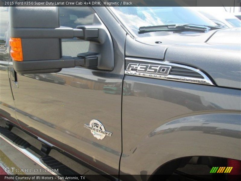 Magnetic / Black 2015 Ford F350 Super Duty Lariat Crew Cab 4x4 DRW