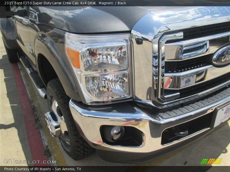 Magnetic / Black 2015 Ford F350 Super Duty Lariat Crew Cab 4x4 DRW