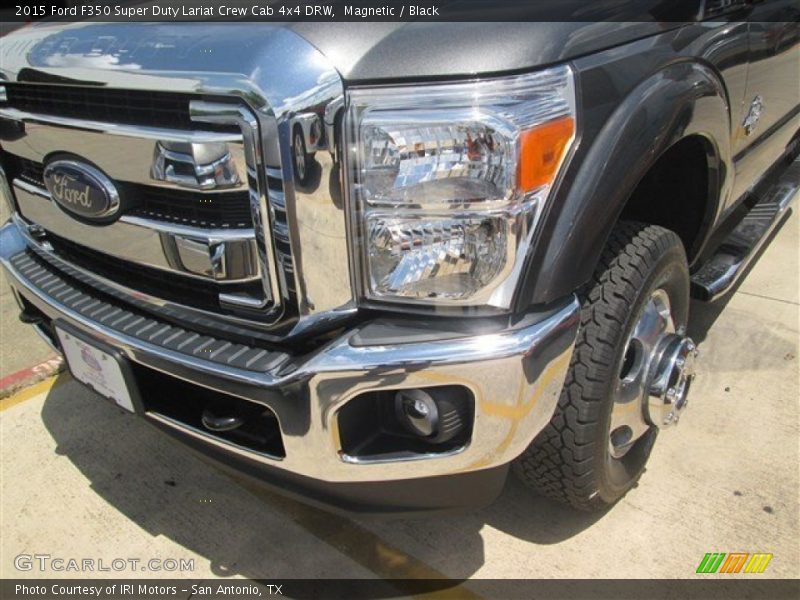 Magnetic / Black 2015 Ford F350 Super Duty Lariat Crew Cab 4x4 DRW
