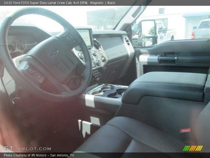 Magnetic / Black 2015 Ford F350 Super Duty Lariat Crew Cab 4x4 DRW