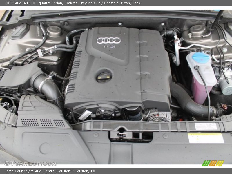 Dakota Grey Metallic / Chestnut Brown/Black 2014 Audi A4 2.0T quattro Sedan