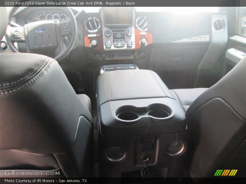 Magnetic / Black 2015 Ford F350 Super Duty Lariat Crew Cab 4x4 DRW