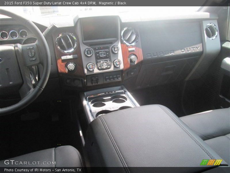 Magnetic / Black 2015 Ford F350 Super Duty Lariat Crew Cab 4x4 DRW