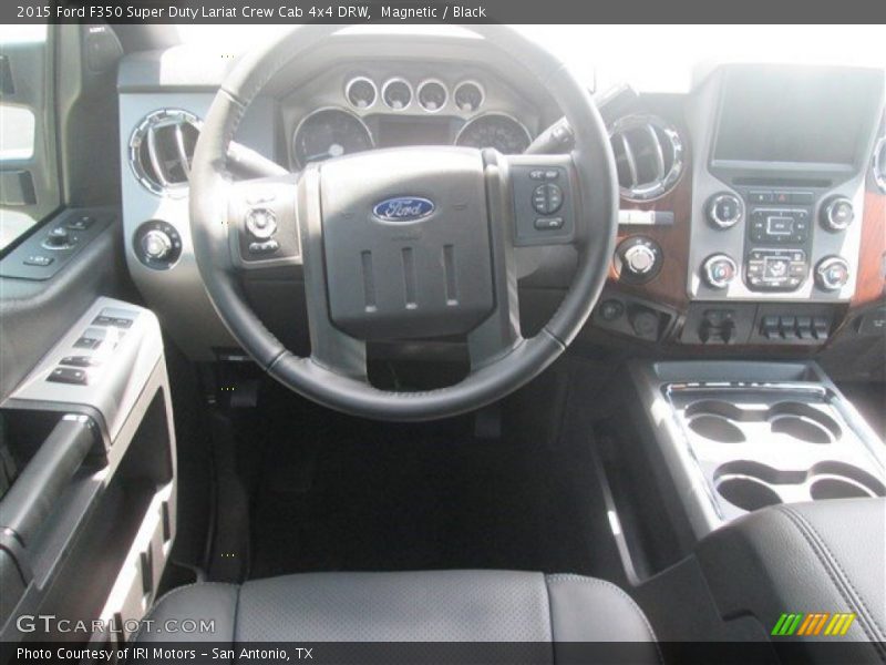 Magnetic / Black 2015 Ford F350 Super Duty Lariat Crew Cab 4x4 DRW