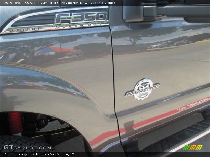 Magnetic / Black 2015 Ford F350 Super Duty Lariat Crew Cab 4x4 DRW