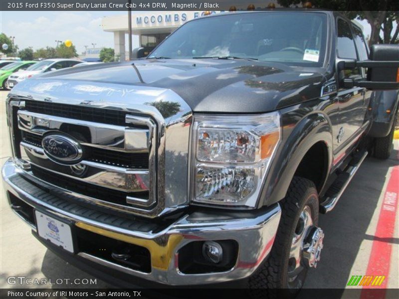 Magnetic / Black 2015 Ford F350 Super Duty Lariat Crew Cab 4x4 DRW