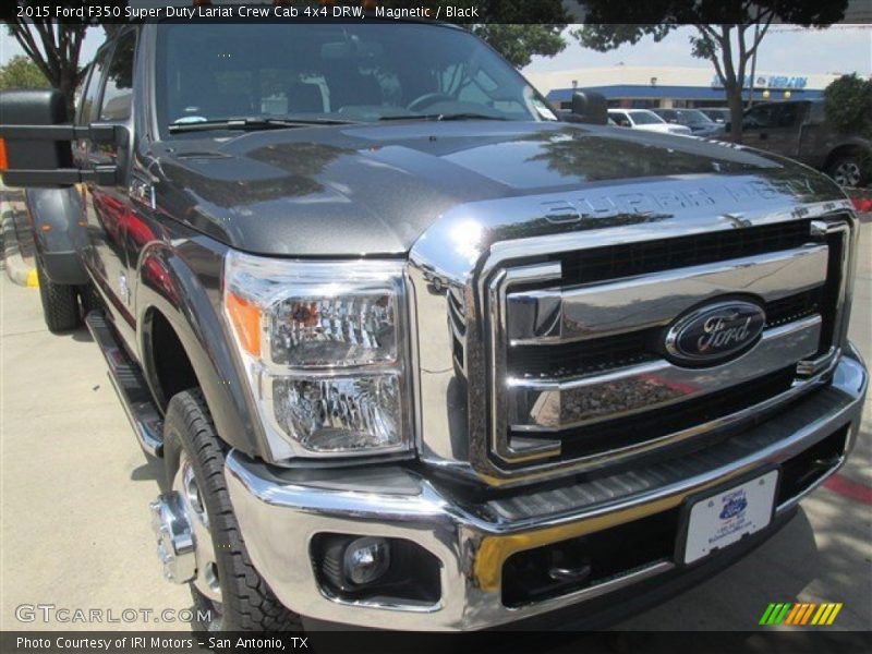 Magnetic / Black 2015 Ford F350 Super Duty Lariat Crew Cab 4x4 DRW