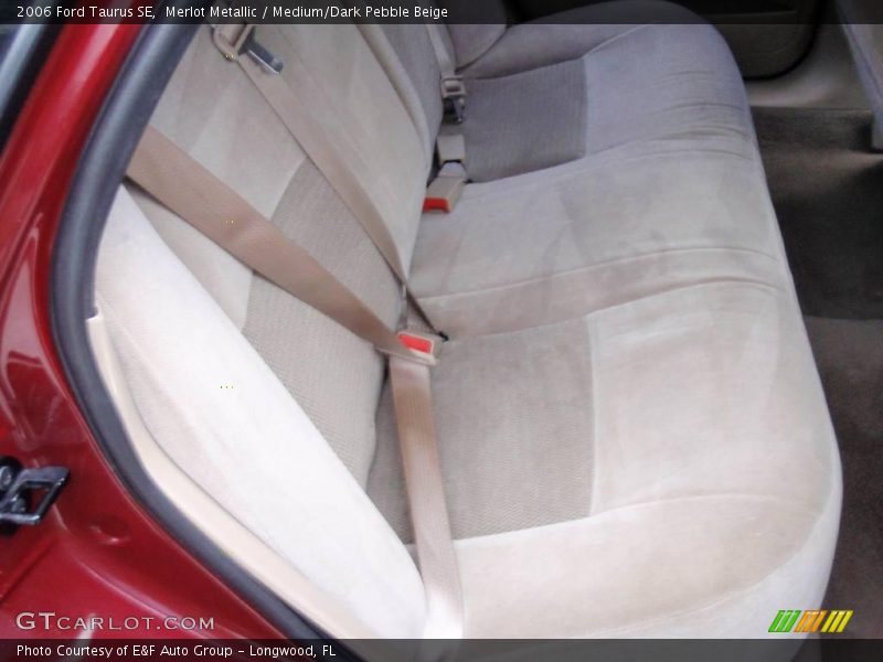 Merlot Metallic / Medium/Dark Pebble Beige 2006 Ford Taurus SE