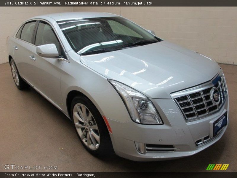 Radiant Silver Metallic / Medium Titanium/Jet Black 2013 Cadillac XTS Premium AWD