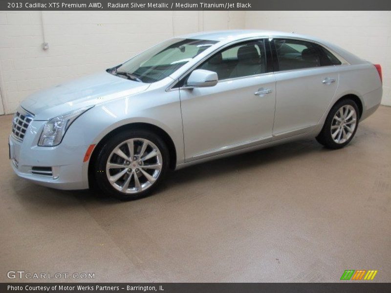 Radiant Silver Metallic / Medium Titanium/Jet Black 2013 Cadillac XTS Premium AWD