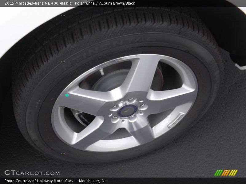Polar White / Auburn Brown/Black 2015 Mercedes-Benz ML 400 4Matic