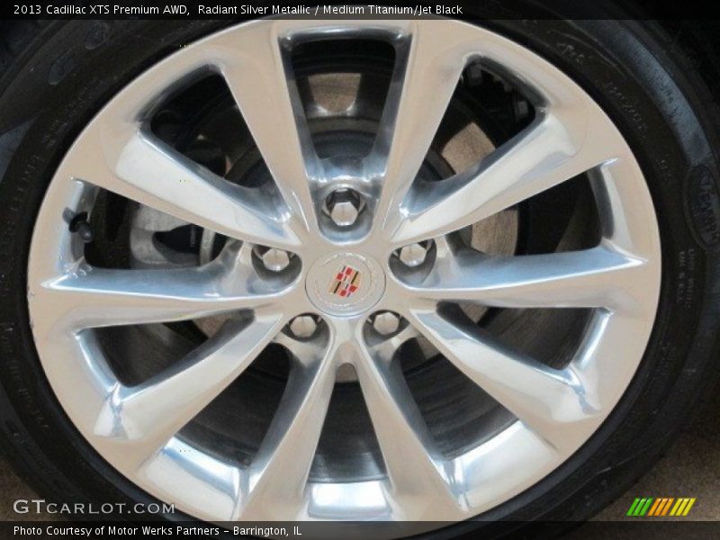 Radiant Silver Metallic / Medium Titanium/Jet Black 2013 Cadillac XTS Premium AWD