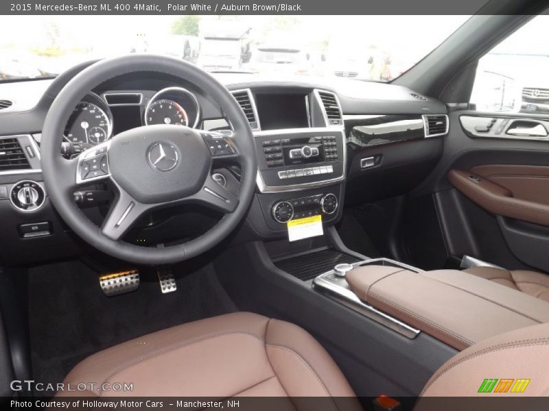 2015 ML 400 4Matic Auburn Brown/Black Interior