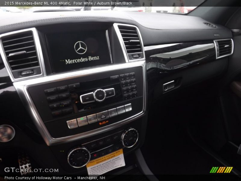 Polar White / Auburn Brown/Black 2015 Mercedes-Benz ML 400 4Matic