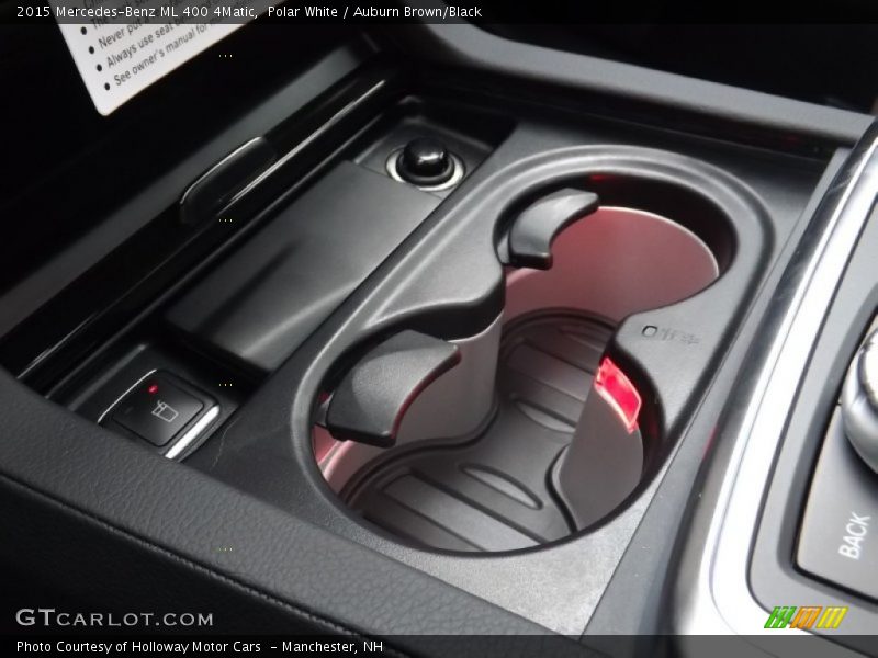 Polar White / Auburn Brown/Black 2015 Mercedes-Benz ML 400 4Matic