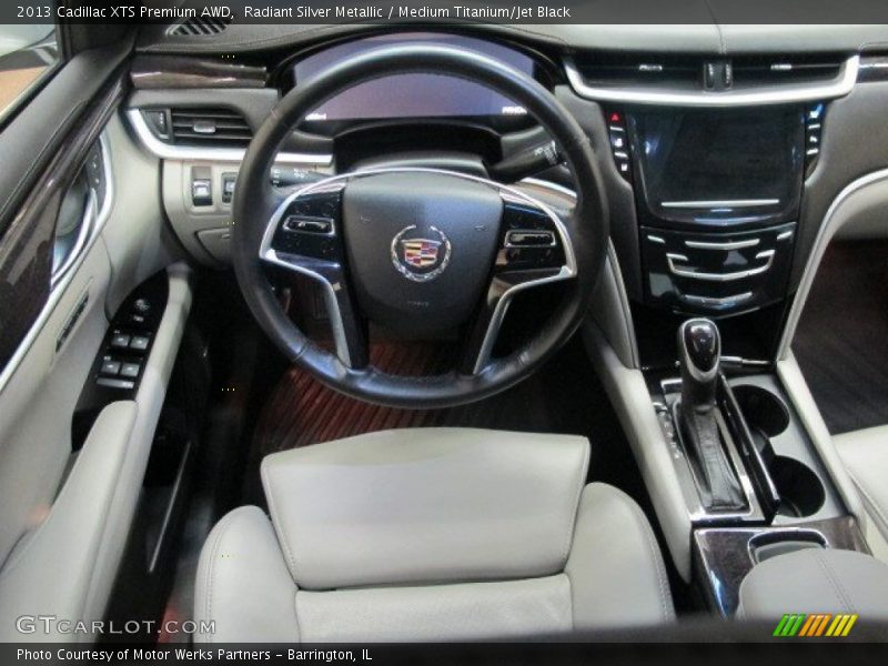 Radiant Silver Metallic / Medium Titanium/Jet Black 2013 Cadillac XTS Premium AWD