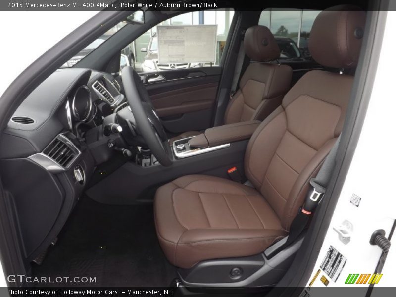 Front Seat of 2015 ML 400 4Matic
