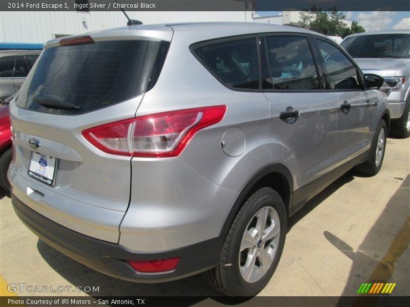 Ingot Silver / Charcoal Black 2014 Ford Escape S