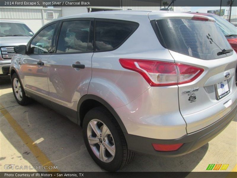 Ingot Silver / Charcoal Black 2014 Ford Escape S