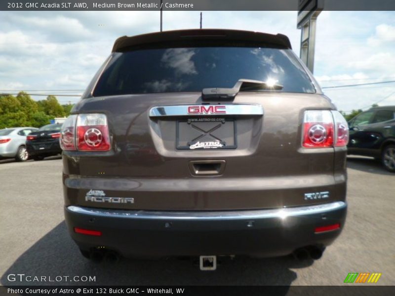 Medium Brown Metallic / Cashmere 2012 GMC Acadia SLT AWD