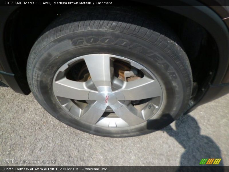Medium Brown Metallic / Cashmere 2012 GMC Acadia SLT AWD