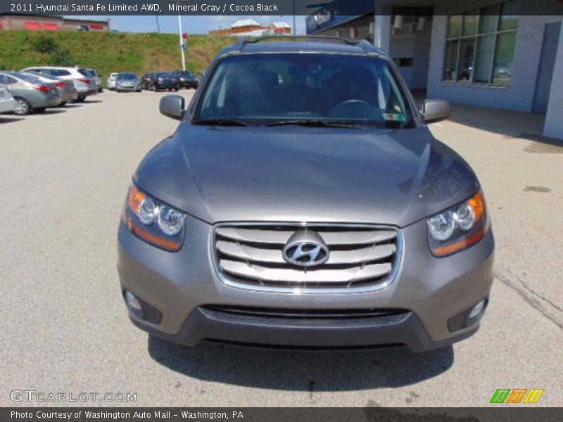 Mineral Gray / Cocoa Black 2011 Hyundai Santa Fe Limited AWD