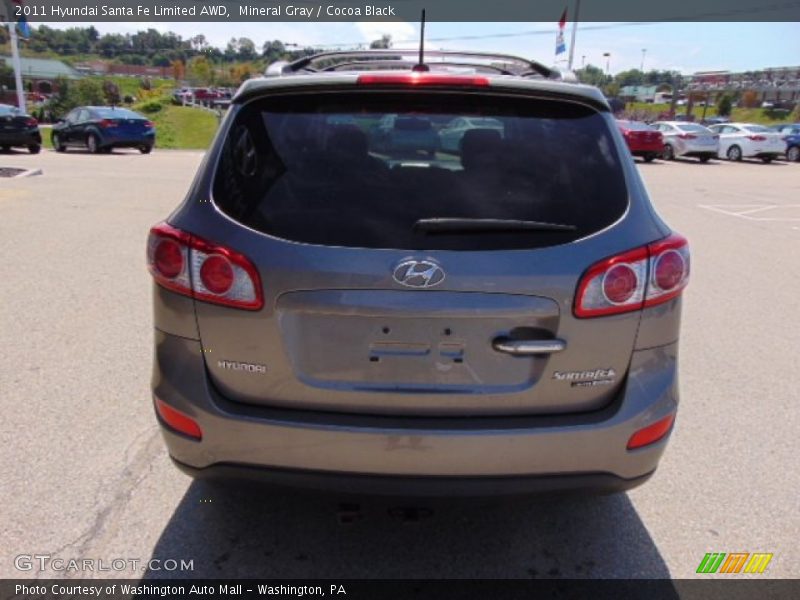 Mineral Gray / Cocoa Black 2011 Hyundai Santa Fe Limited AWD