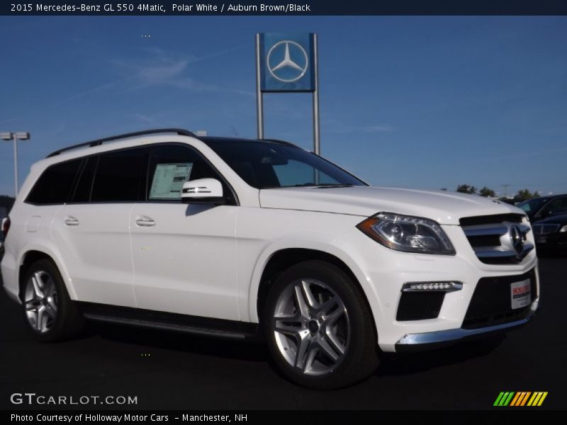 Polar White / Auburn Brown/Black 2015 Mercedes-Benz GL 550 4Matic