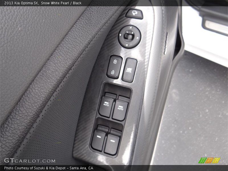 Snow White Pearl / Black 2013 Kia Optima SX