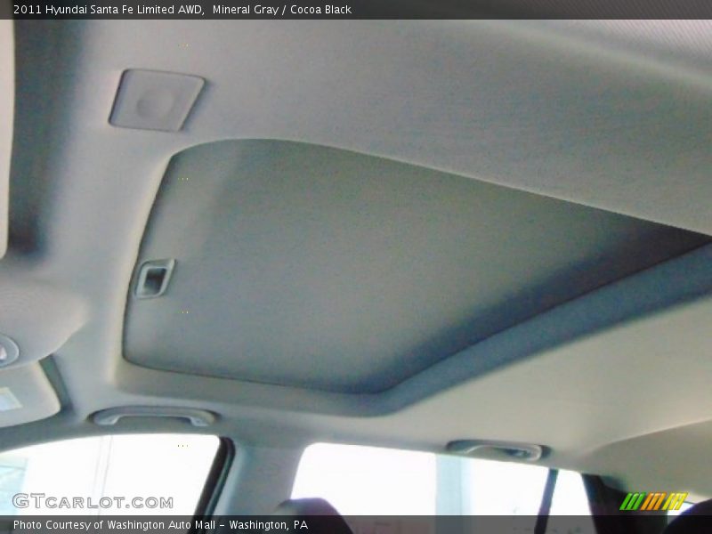 Mineral Gray / Cocoa Black 2011 Hyundai Santa Fe Limited AWD