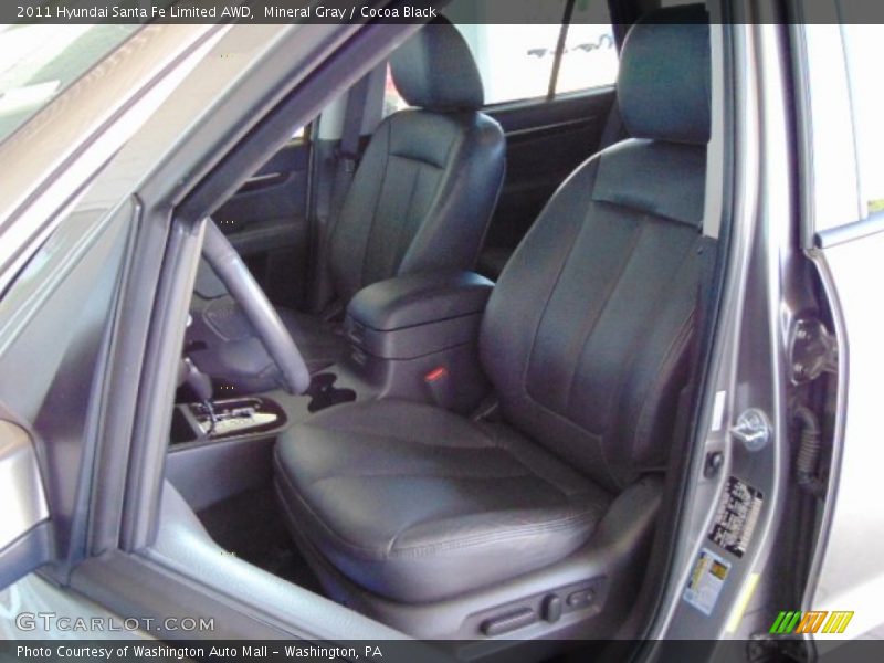 Mineral Gray / Cocoa Black 2011 Hyundai Santa Fe Limited AWD